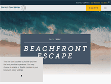 Tablet Screenshot of pacificedgehotel.com